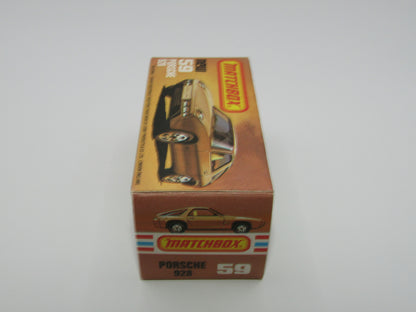 Matchbox Superfast 59C Porsche 928 Blue UNPAINTED BASE
