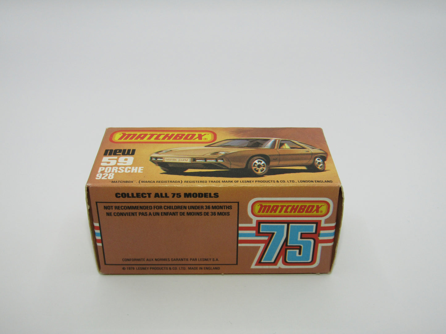 Matchbox Superfast 59C Porsche 928 Blue UNPAINTED BASE