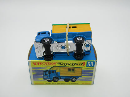 Matchbox Superfast 60A Site Hut Truck TWIN RIVET BASE