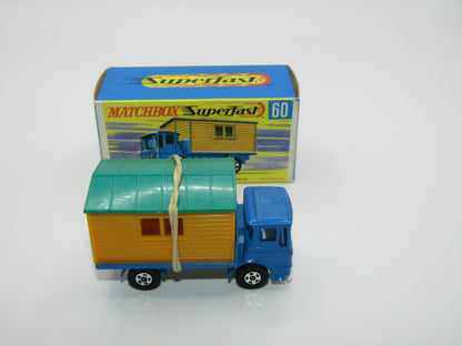 Matchbox Superfast 60A Site Hut Truck TWIN RIVET BASE