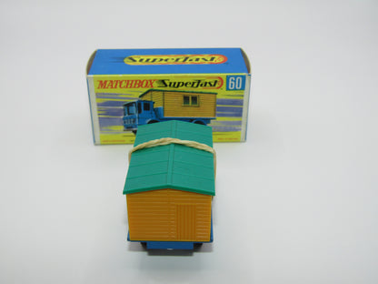 Matchbox Superfast 60A Site Hut Truck TWIN RIVET BASE