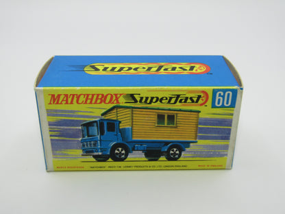 Matchbox Superfast 60A Site Hut Truck TWIN RIVET BASE