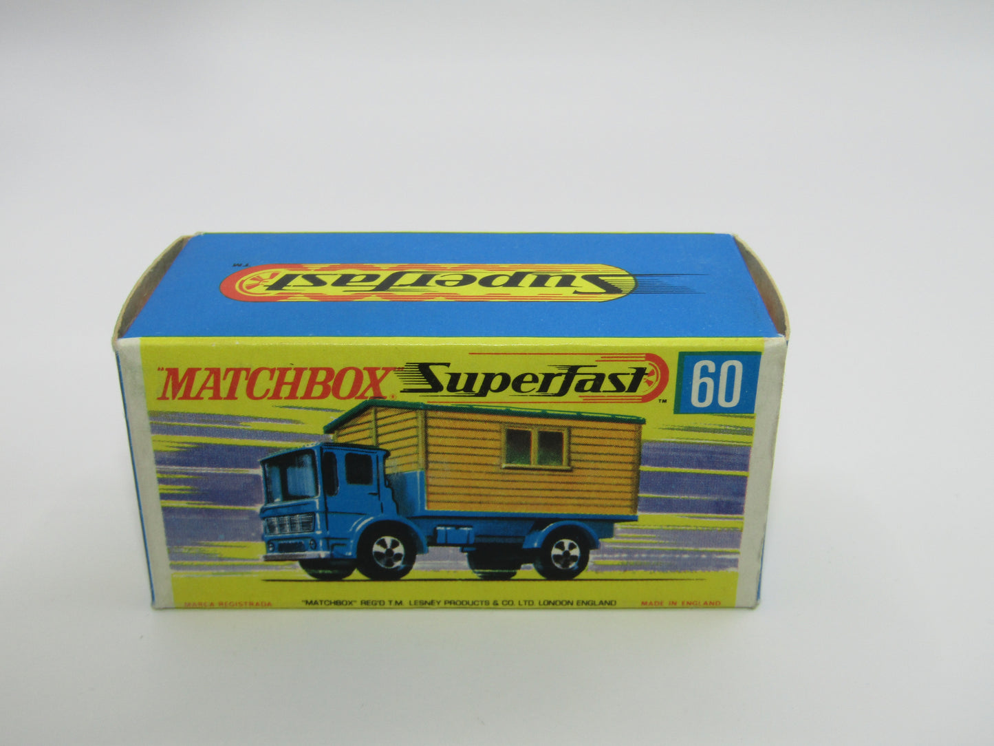 Matchbox Superfast 60A Site Hut Truck TWIN RIVET BASE
