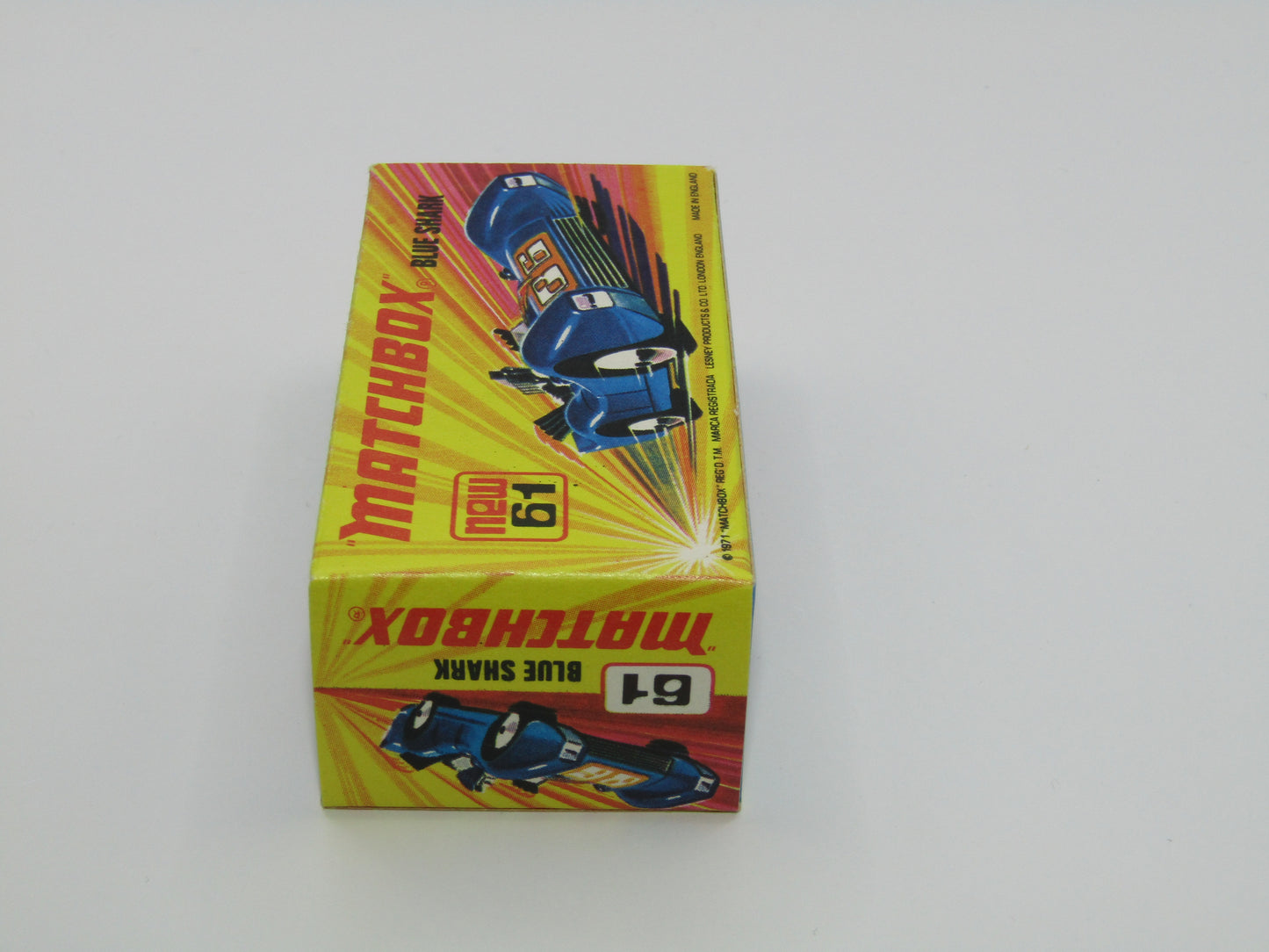 Matchbox Superfast 61B Blue Shark GREY WILDCAT Label