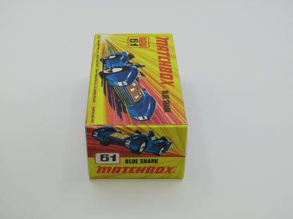 Matchbox Superfast 61B Blue Shark GREY WILDCAT Label