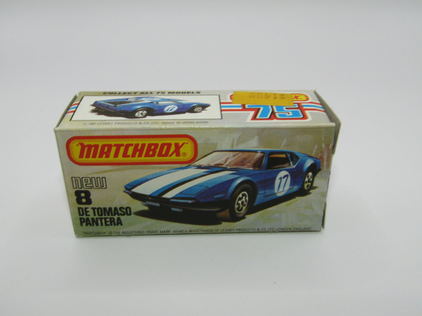 Matchbox Superfast No 8D De Tomaso Pantera No Pantera On Bonnet USA Picture Box