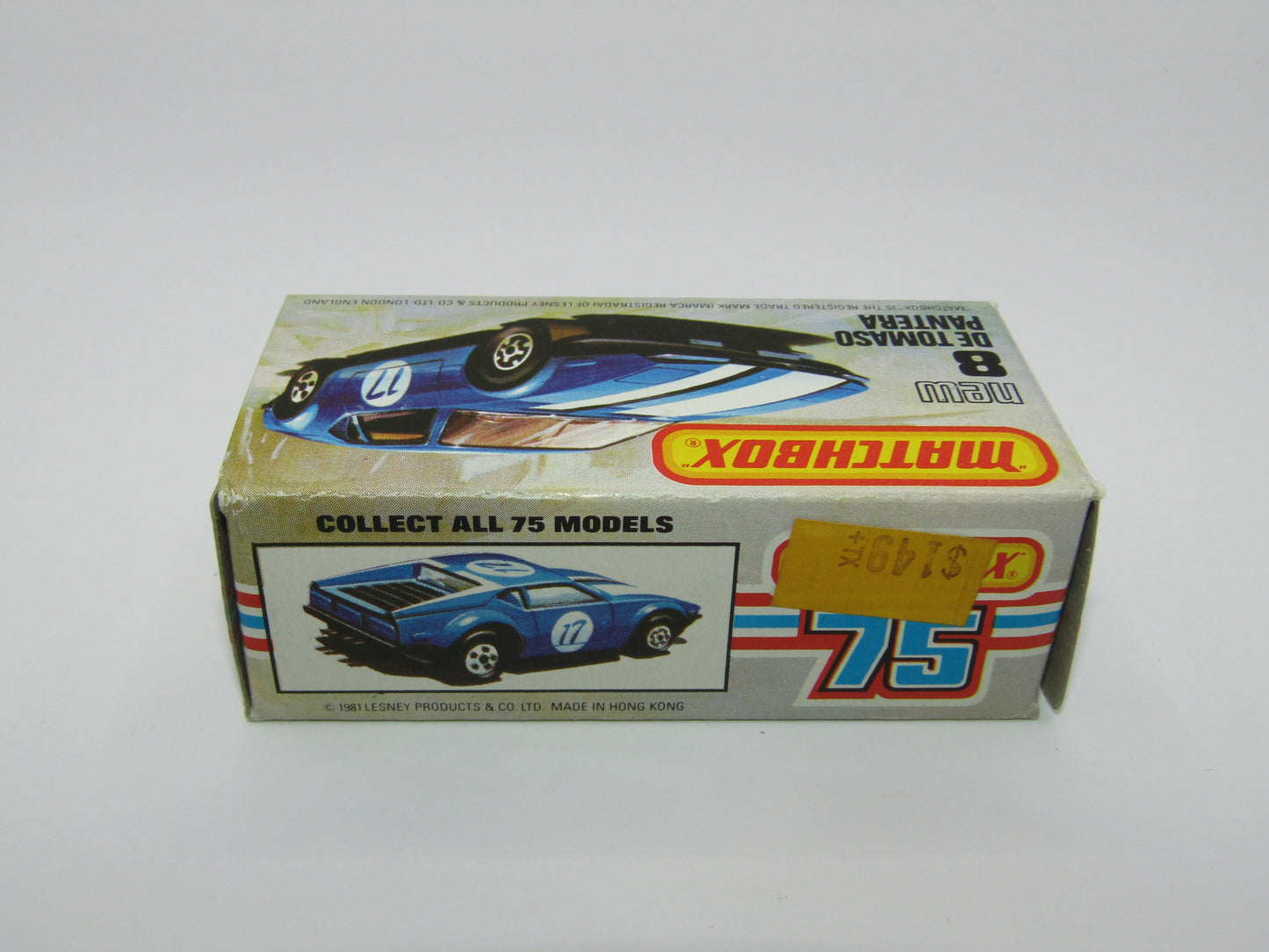 Matchbox Superfast No 8D De Tomaso Pantera No Pantera On Bonnet USA Picture Box