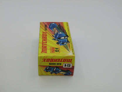 Matchbox Superfast 61B Blue Shark SCORPION Label Unpainted Base