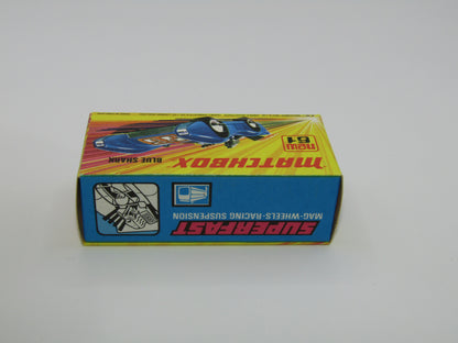 Matchbox Superfast 61B Blue Shark SCORPION Label Unpainted Base