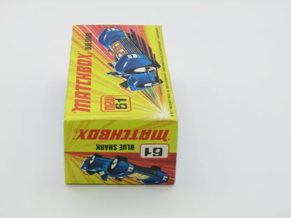 Matchbox Superfast 61B Blue Shark  MATT DARK BLUE