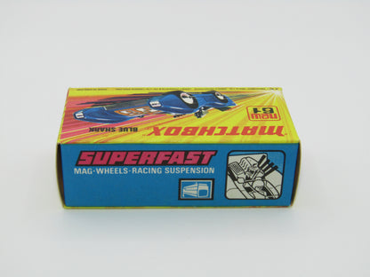 Matchbox Superfast 61B Blue Shark  MATT DARK BLUE