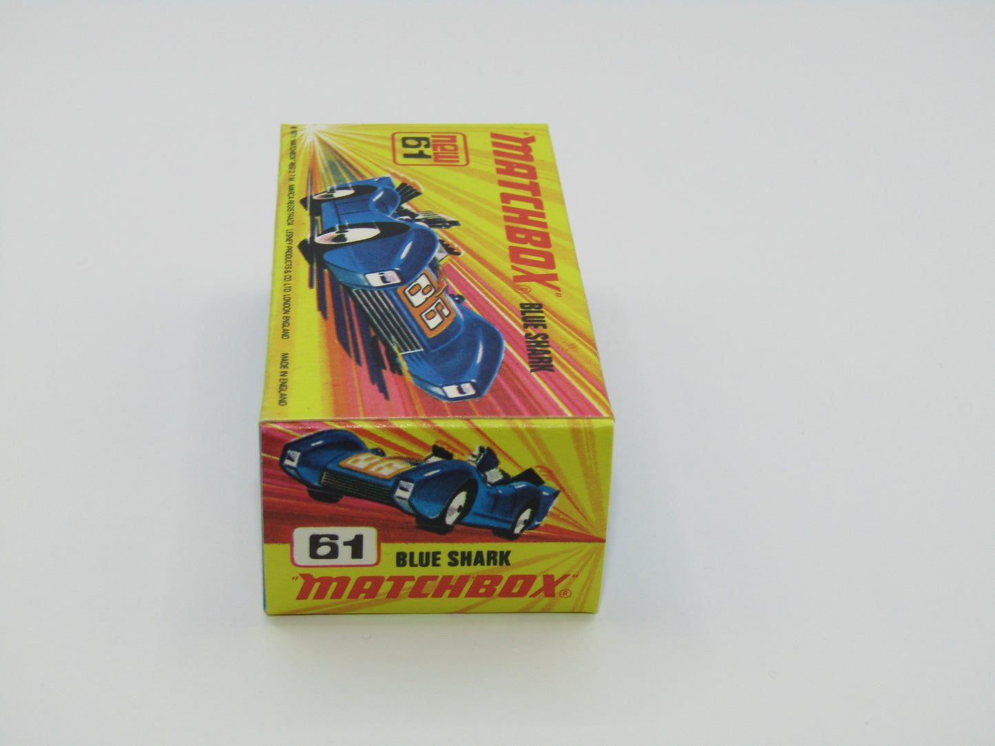 Matchbox Superfast 61B Blue Shark  MATT DARK BLUE