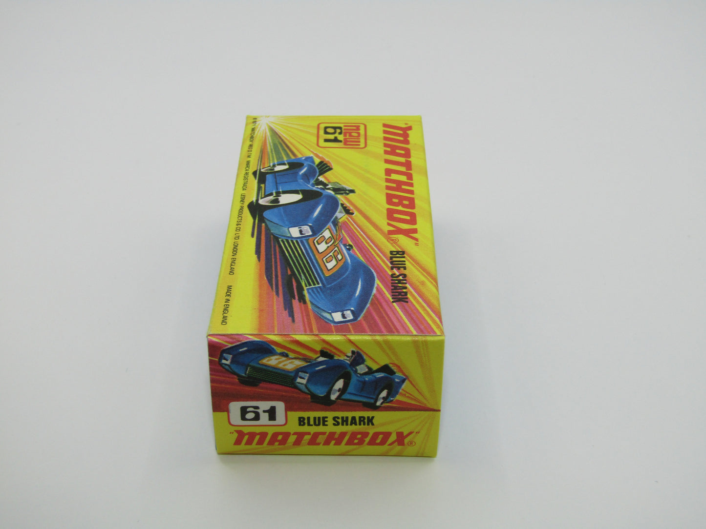 Matchbox Superfast 61B Blue Shark 1st Release LIGHT Metallic Blue