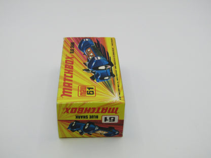 Matchbox Superfast 61B Blue Shark ORANGE Windows Unpainted Base