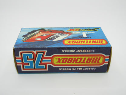 Matchbox Superfast 1C Dodge Challenger Red, RED INTERIOR SMOKE Windows