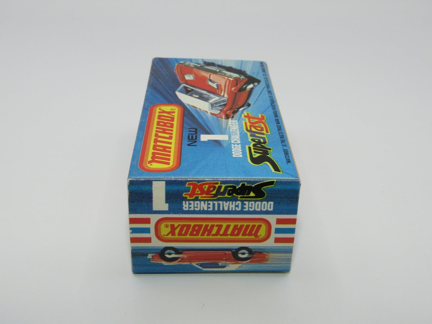 Matchbox Superfast 1C Dodge Challenger Red, DOT DASH WHEELS