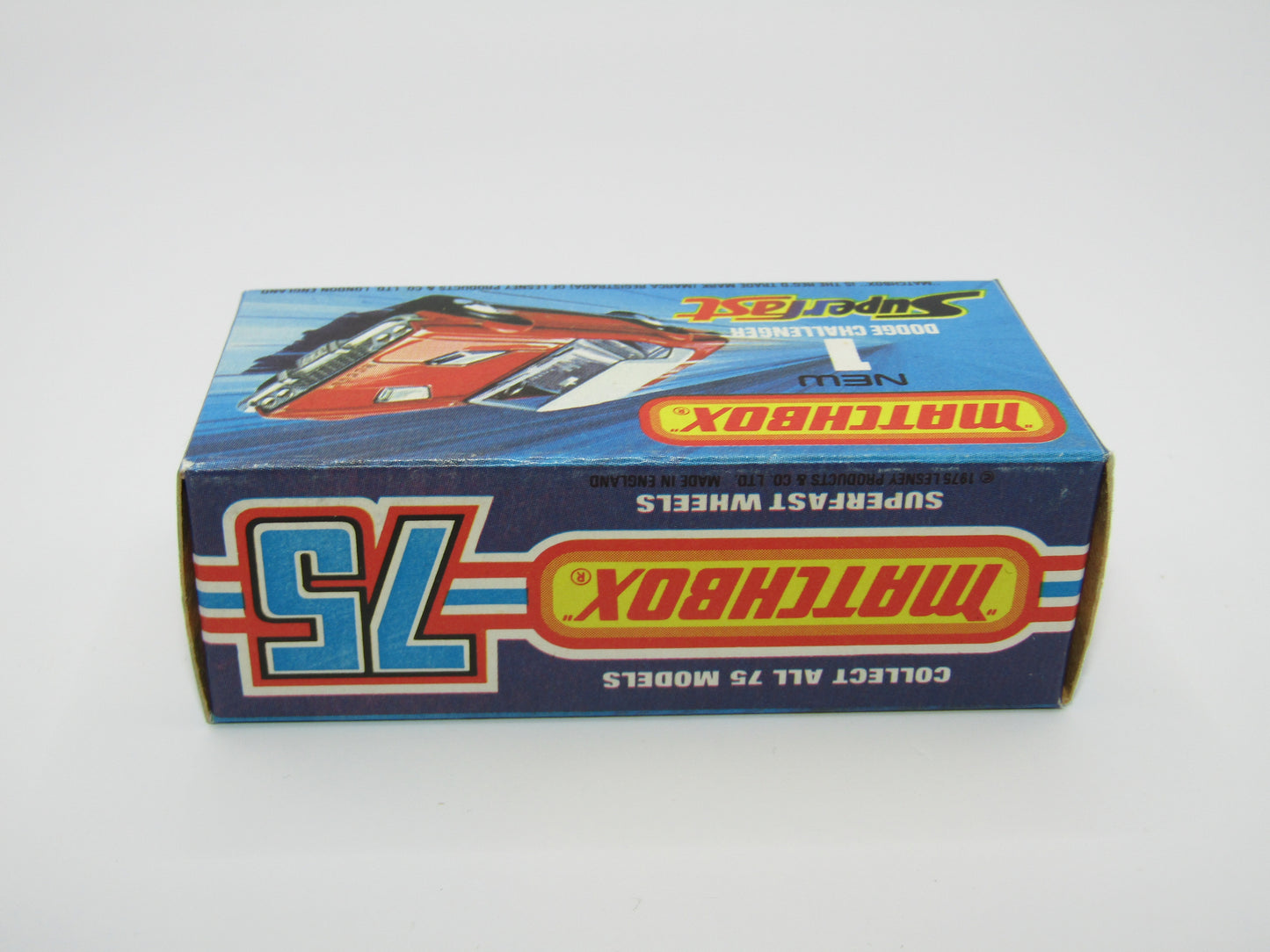 Matchbox Superfast 1C Dodge Challenger Red, DOT DASH WHEELS