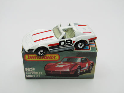 Matchbox Superfast 62D Chevrolet Corvette T-Roof 5 Arch wheels