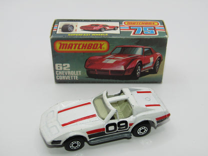 Matchbox Superfast 62D Chevrolet Corvette T-Roof 5 Arch wheels
