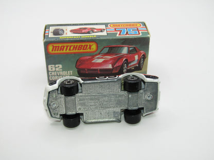 Matchbox Superfast 62D Chevrolet Corvette T-Roof 5 Arch wheels