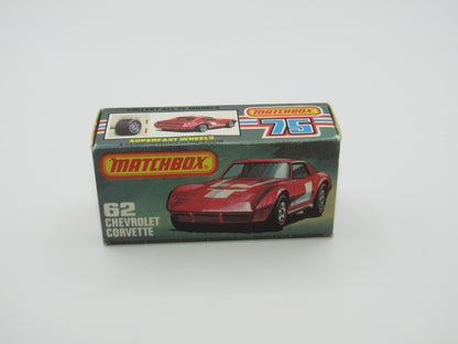 Matchbox Superfast 62D Chevrolet Corvette T-Roof 5 Arch wheels