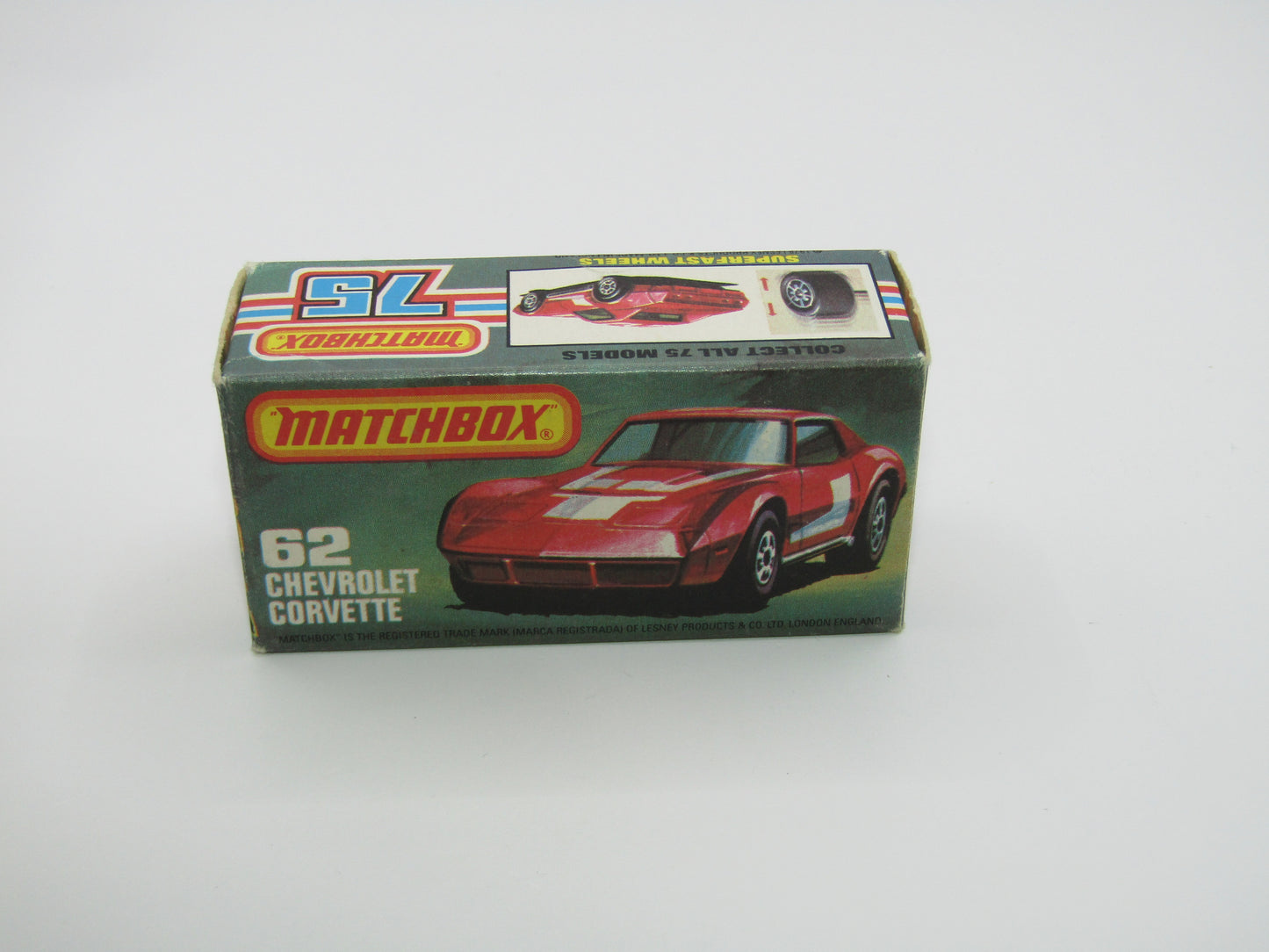 Matchbox Superfast 62D Chevrolet Corvette T-Roof 5 Arch wheels