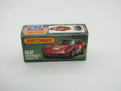 Matchbox Superfast 62D Chevrolet Corvette T-Roof 5 Arch wheels