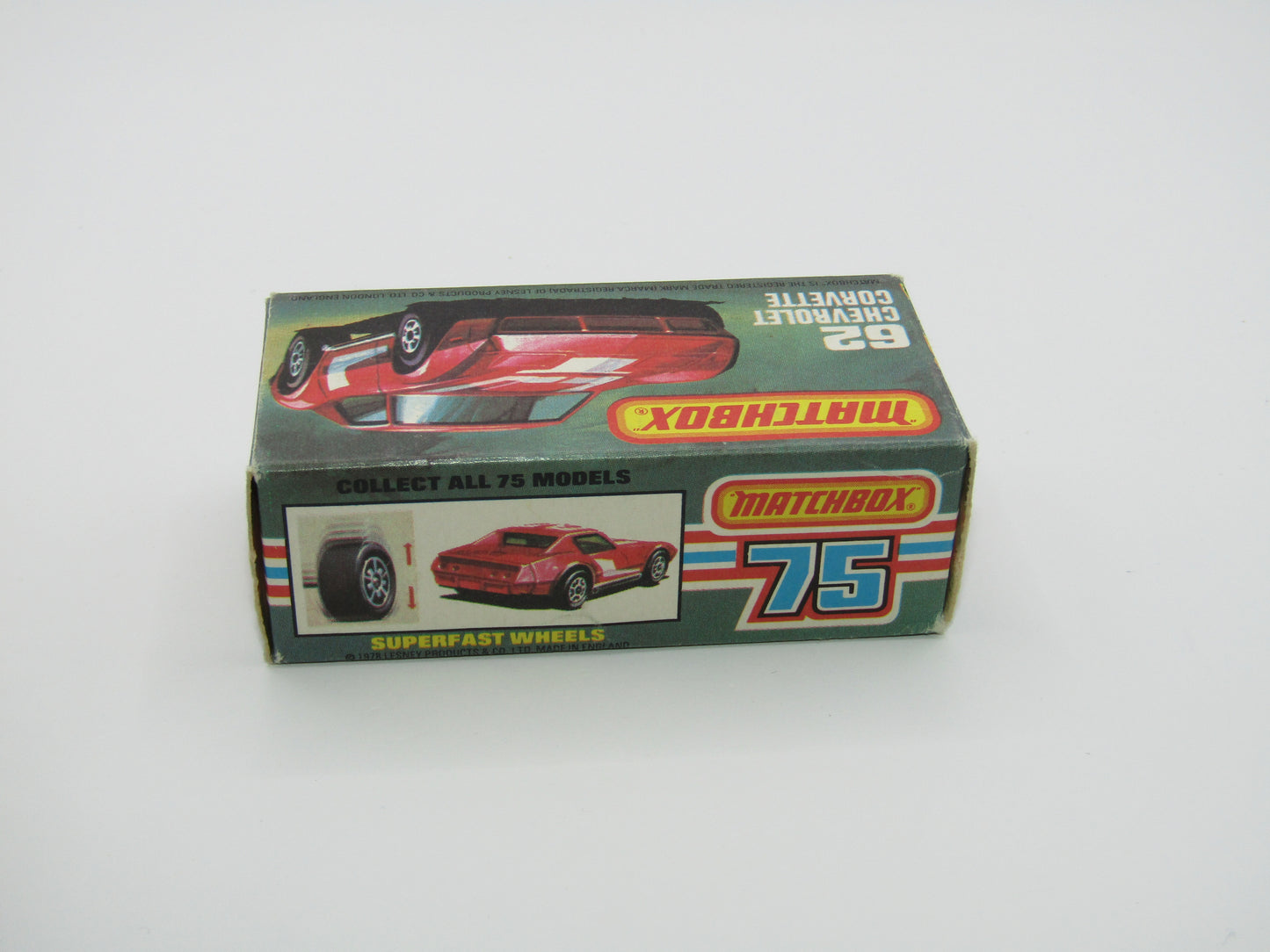 Matchbox Superfast 62D Chevrolet Corvette T-Roof 5 Arch wheels