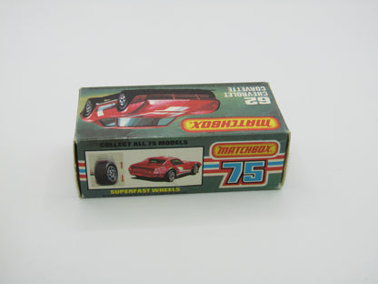 Matchbox Superfast 62D Chevrolet Corvette T-Roof 5 Arch wheels