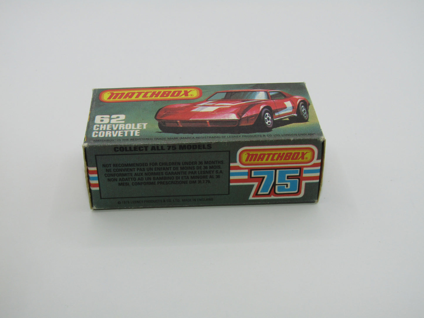 Matchbox Superfast 62D Chevrolet Corvette T-Roof 5 Arch wheels