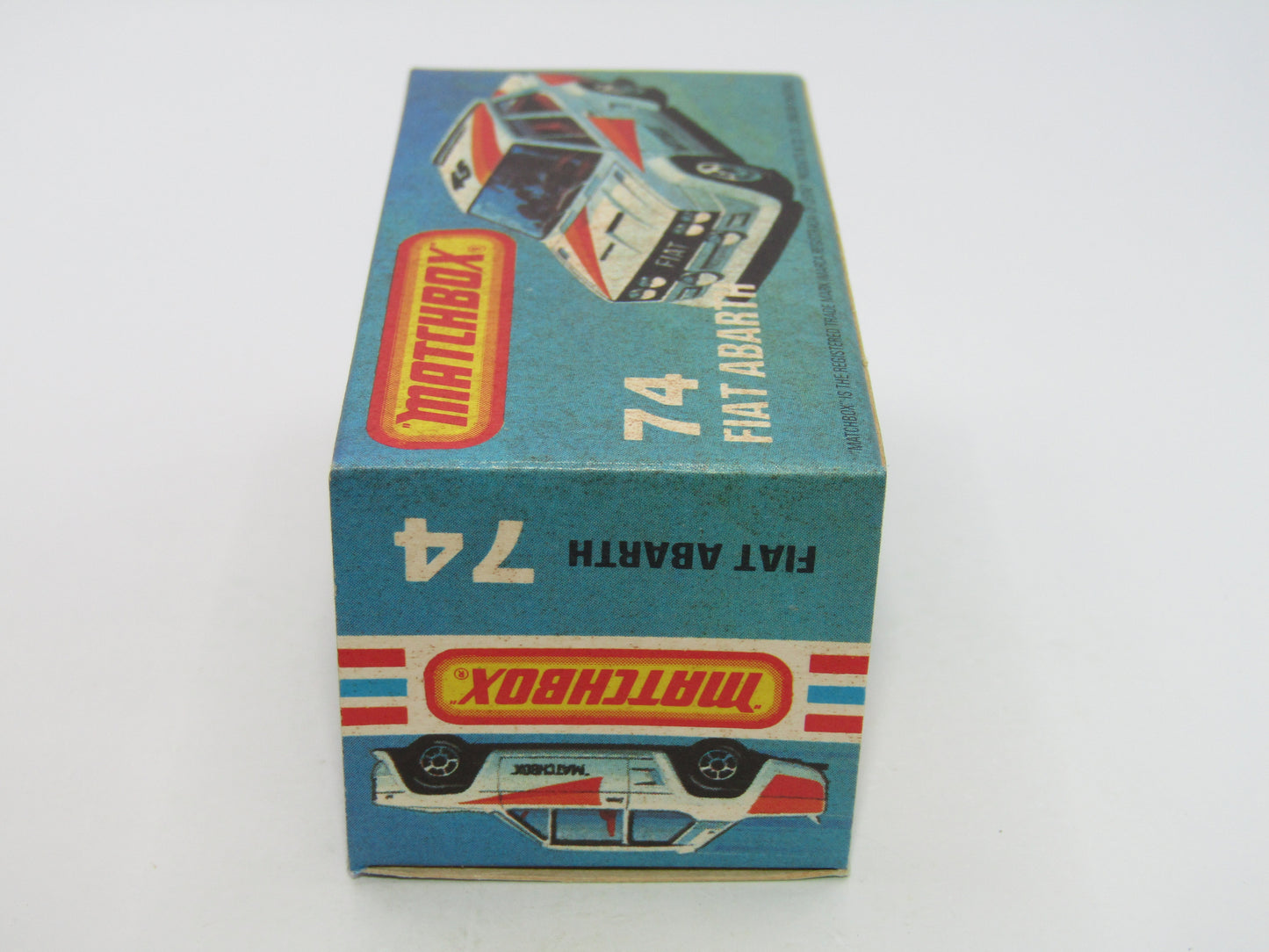 Matchbox Superfast 74D Fiat Abarth GREY BASE EX-SHOP STOCK