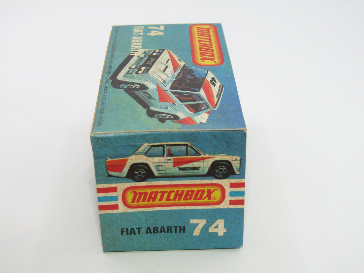 Matchbox Superfast 74D Fiat Abarth GREY BASE EX-SHOP STOCK
