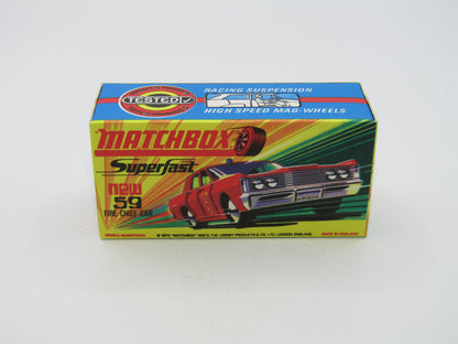 Matchbox Superfast 59B Mercury Police Car Extremely Rare PURPLE Windows