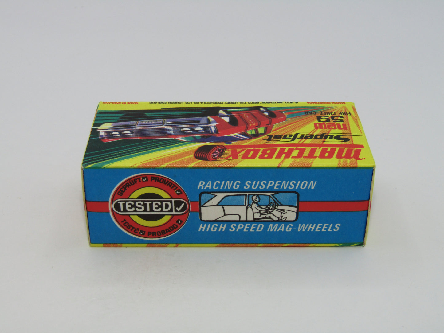 Matchbox Superfast 59B Mercury Police Car Extremely Rare PURPLE Windows