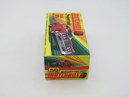Matchbox Superfast 59B Mercury Police Car Extremely Rare PURPLE Windows