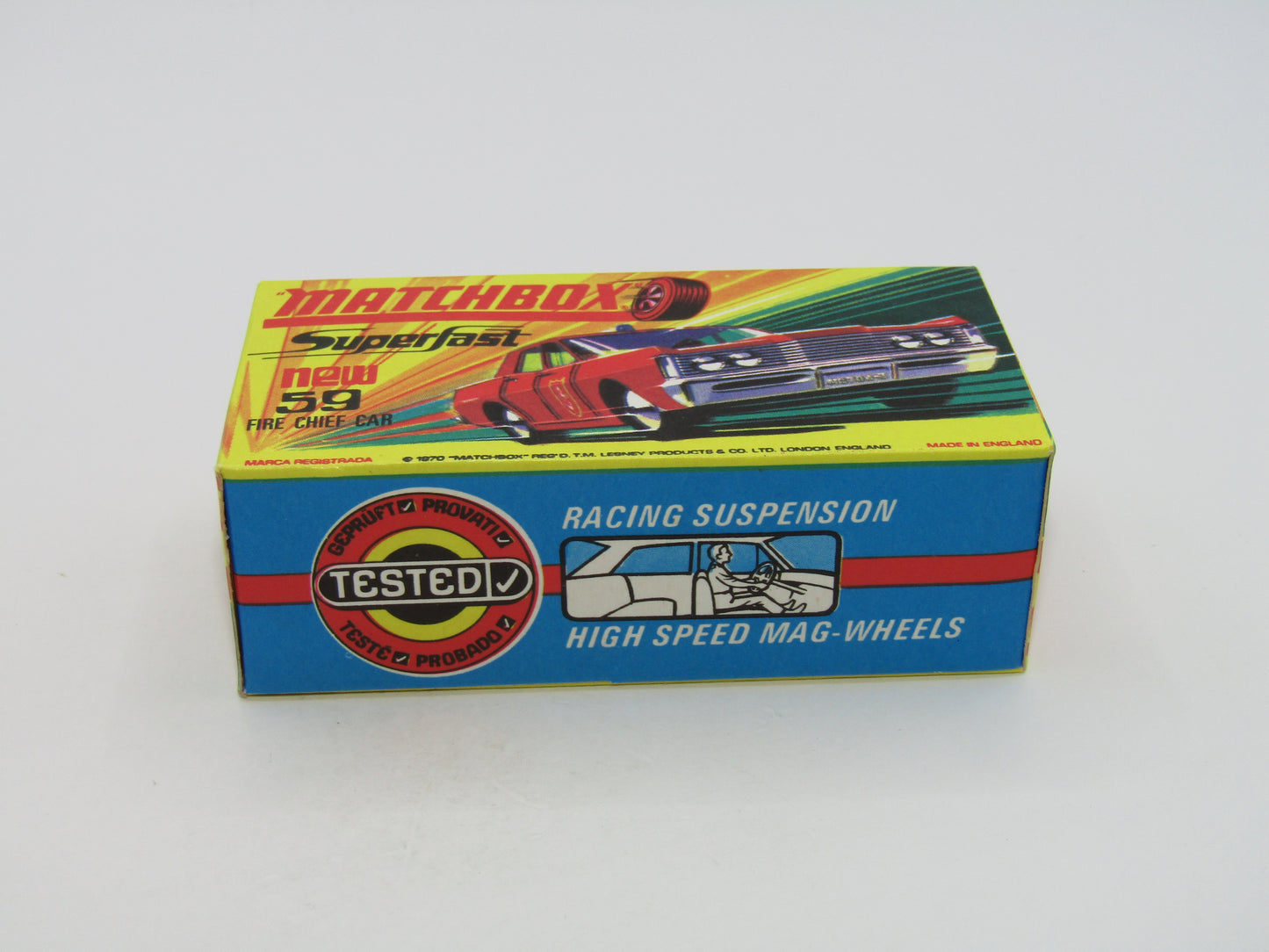 Matchbox Superfast 59B Mercury Police Car Extremely Rare PURPLE Windows