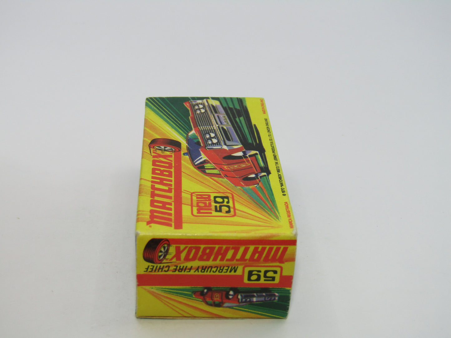 Matchbox Superfast 59B Mercury Police Car PRE-PRODUCTION CREAM Interior