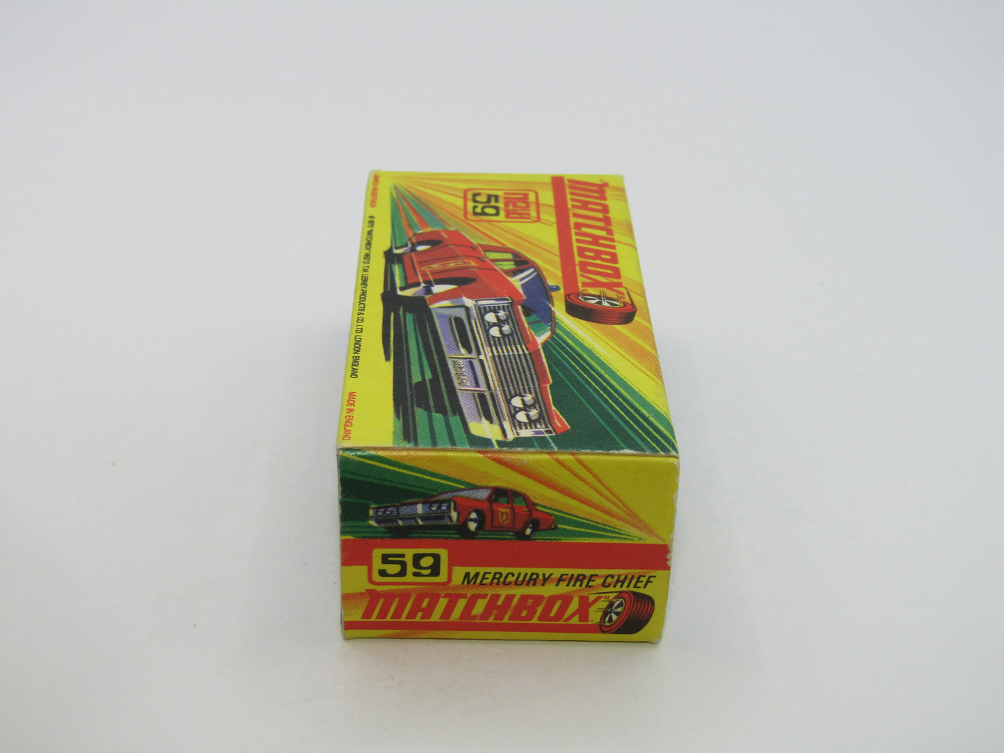 Matchbox Superfast 59B Mercury Police Car PRE-PRODUCTION CREAM Interior