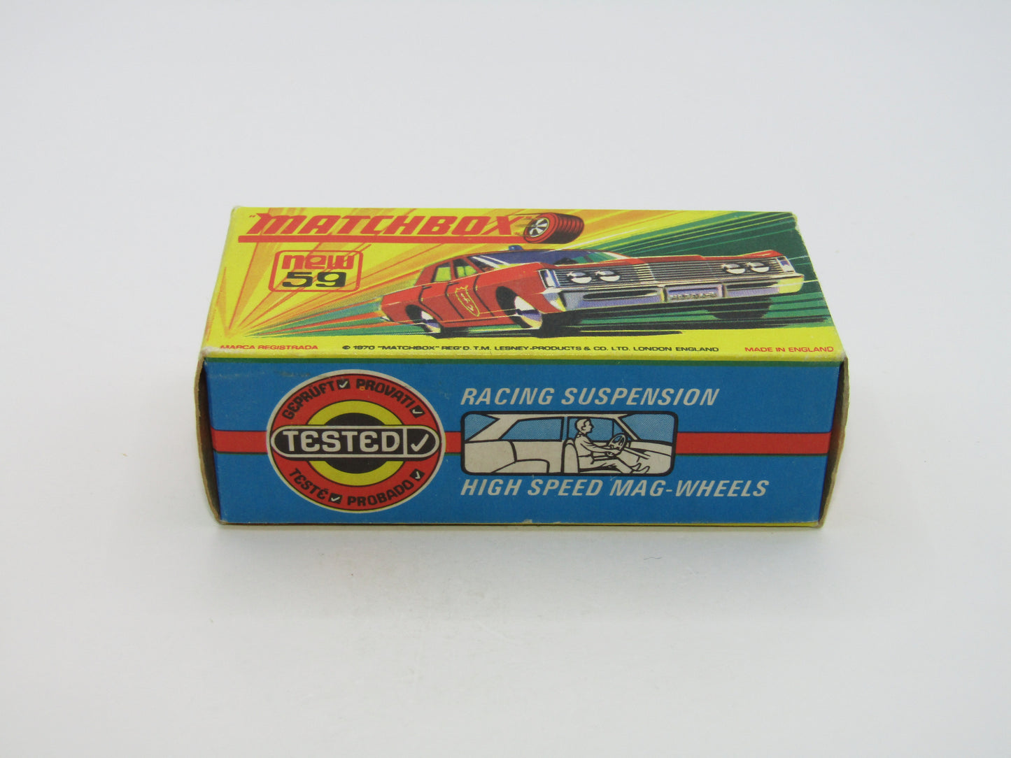Matchbox Superfast 59B Mercury Police Car PRE-PRODUCTION CREAM Interior