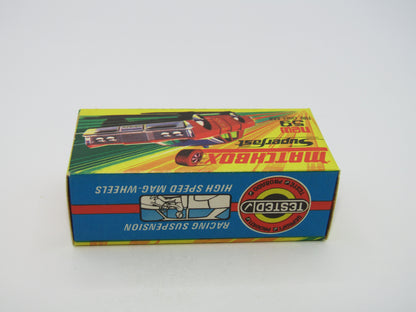Matchbox Superfast 59B Mercury Fire Chief PURPLE Windows GREEN Lights