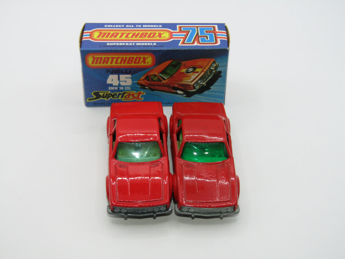 Matchbox Superfast 45B BMW 3.0CSL PRE-PRODUCTION LIGHT RED - VERY RARE