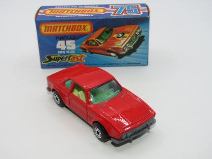 Matchbox Superfast 45B BMW 3.0CSL PRE-PRODUCTION LIGHT RED - VERY RARE