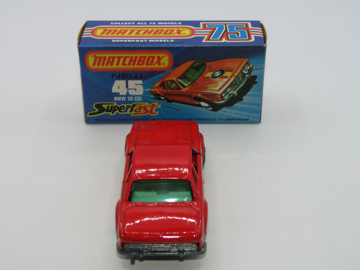 Matchbox Superfast 45B BMW 3.0CSL PRE-PRODUCTION LIGHT RED - VERY RARE