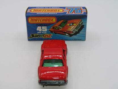 Matchbox Superfast 45B BMW 3.0CSL PRE-PRODUCTION LIGHT RED - VERY RARE
