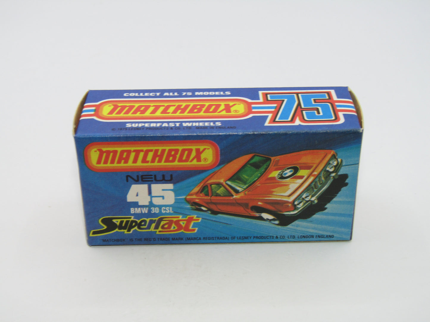 Matchbox Superfast 45B BMW 3.0CSL PRE-PRODUCTION LIGHT RED - VERY RARE