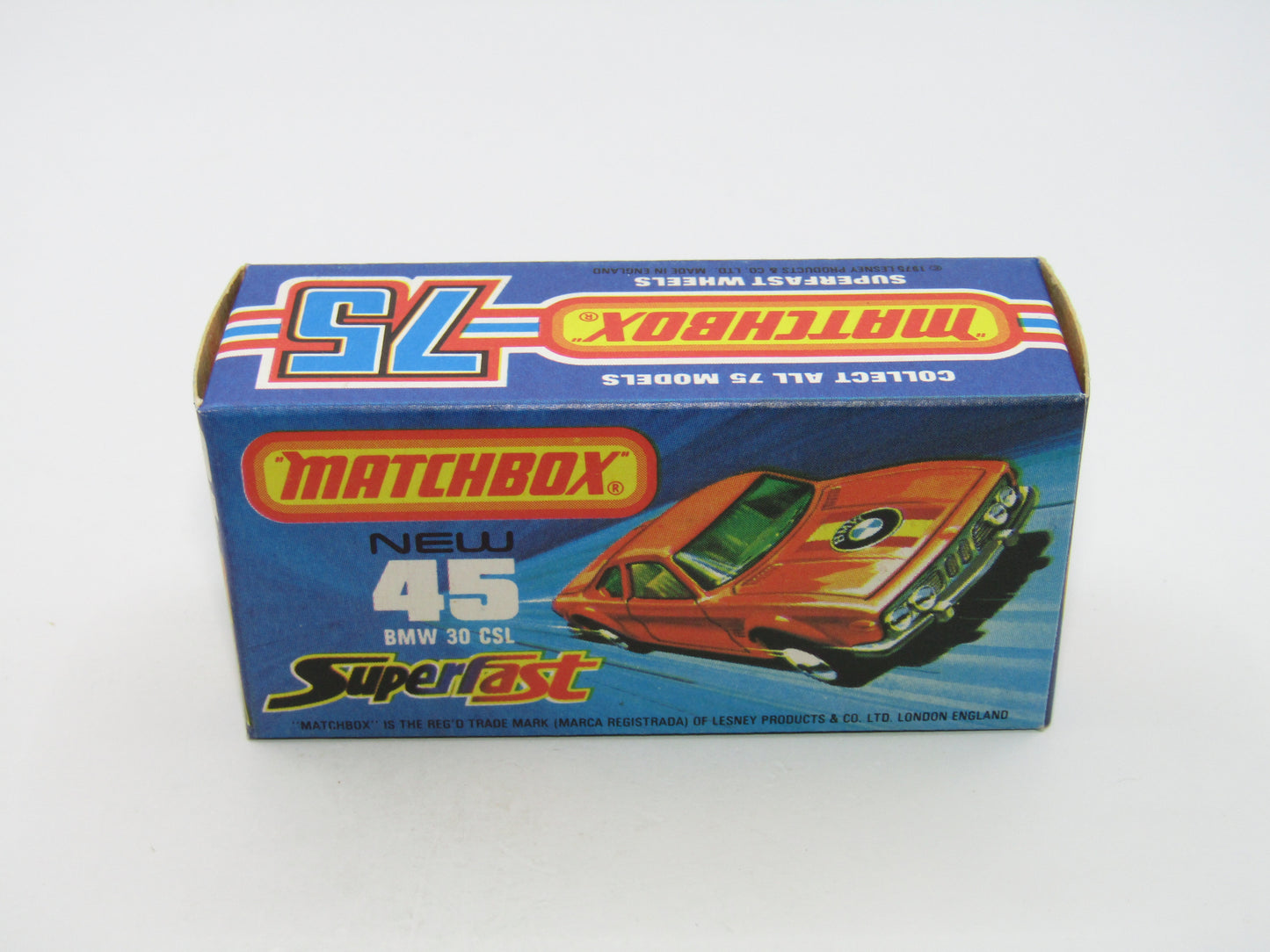 Matchbox Superfast 45B BMW 3.0CSL PRE-PRODUCTION LIGHT RED - VERY RARE