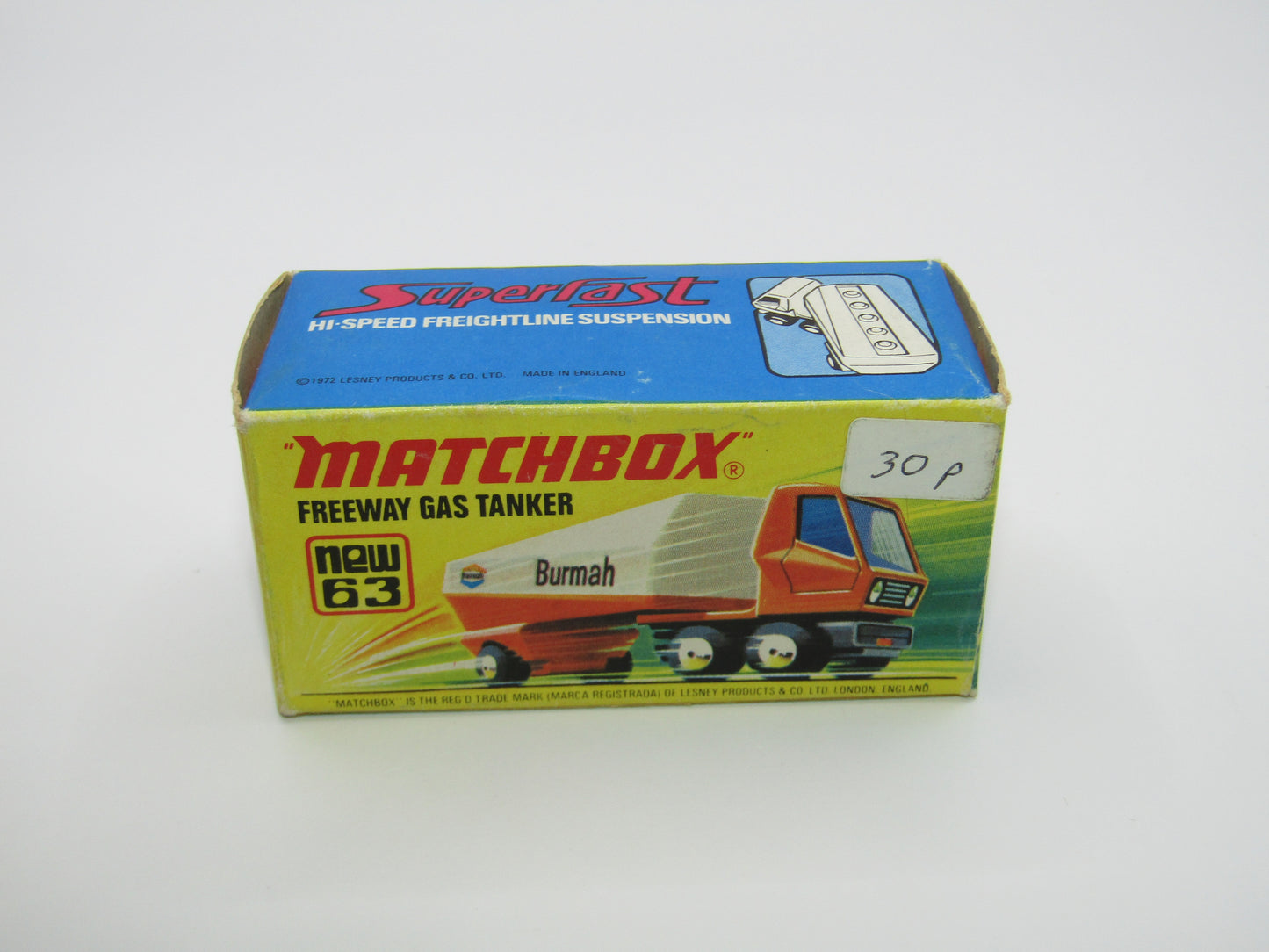 Matchbox Superfast 63B Freeway Gas Tanker BP Super