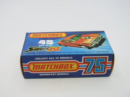 Matchbox Superfast 45B BMW 3.0CSL PRE-PRODUCTION LIGHT RED - VERY RARE
