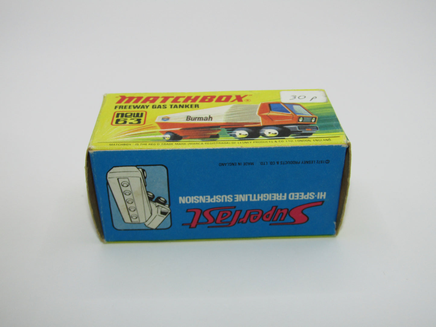 Matchbox Superfast 63B Freeway Gas Tanker BP Super