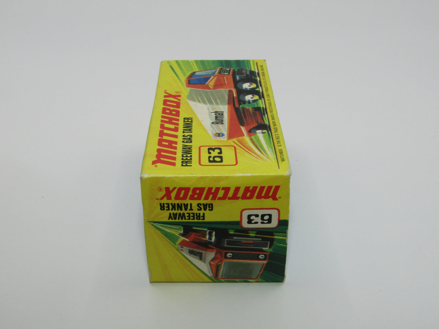 Matchbox Superfast 63B Freeway Gas Tanker Burmah Label to the Left